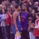Steph Curry (L) and Drake (R)